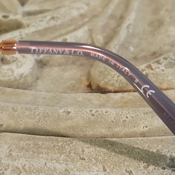 Tiffany & Co.  TF2206 Eyeglass Frames Only Rubedo Diamond Cut Luxury #102 - Picture 11 of 17